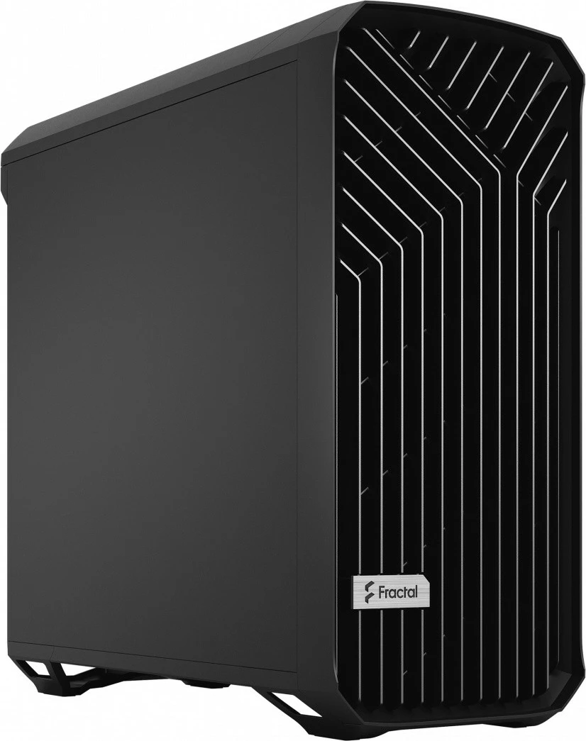 Računalniško ohišje Torrent Black Solid, Fractal Design, ATX, 5x ventilatorjev, črno