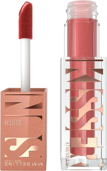 Sijajno rdečilo za lička Maybelline Sunkisser Illuminating Cheek Color 06 City Sizzle, za ženske, 4,7 ml