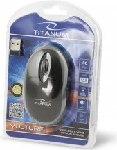 Brezžični miš Esperanza, 1000 dpi, črna