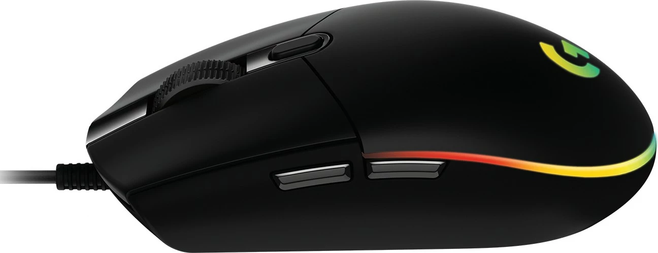 Maus Logitech G102 LIGHTSYNC, 8000 DPI, črn