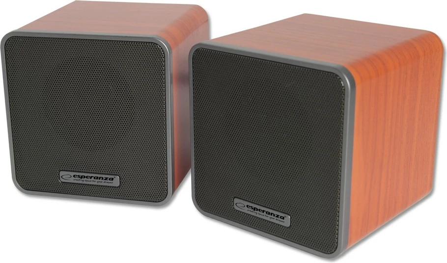 Stereo zvočniki 2.0 Esperanza EP152, USB, leseni ton