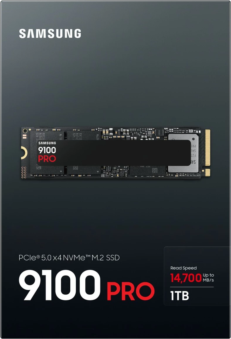 SSD zmogljiv Samsung 9100 PRO PCIe 5.0 NVMe M.2 1 TB