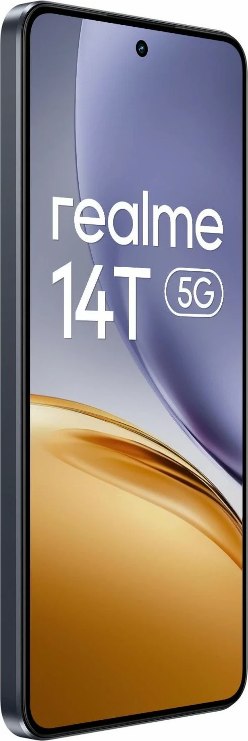 Močan pametni telefon 8/256GB, Realme 14T 5G, obsidian črn