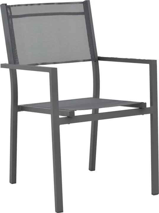 Jedilni set za teraso Appa-Moly, alumin in vezana plošča, antracit, 5-delni, Φ120x74 cm