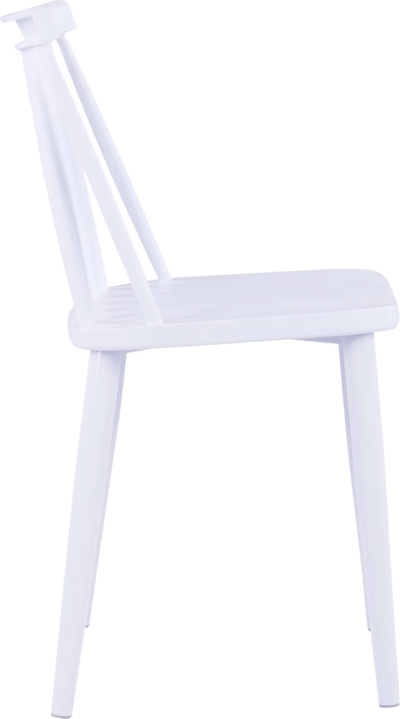 Jedilni stol FH8052.11 Vanessa bel z belimi kovinskimi nogami 43x46,5x82 cm, set 4 kosov