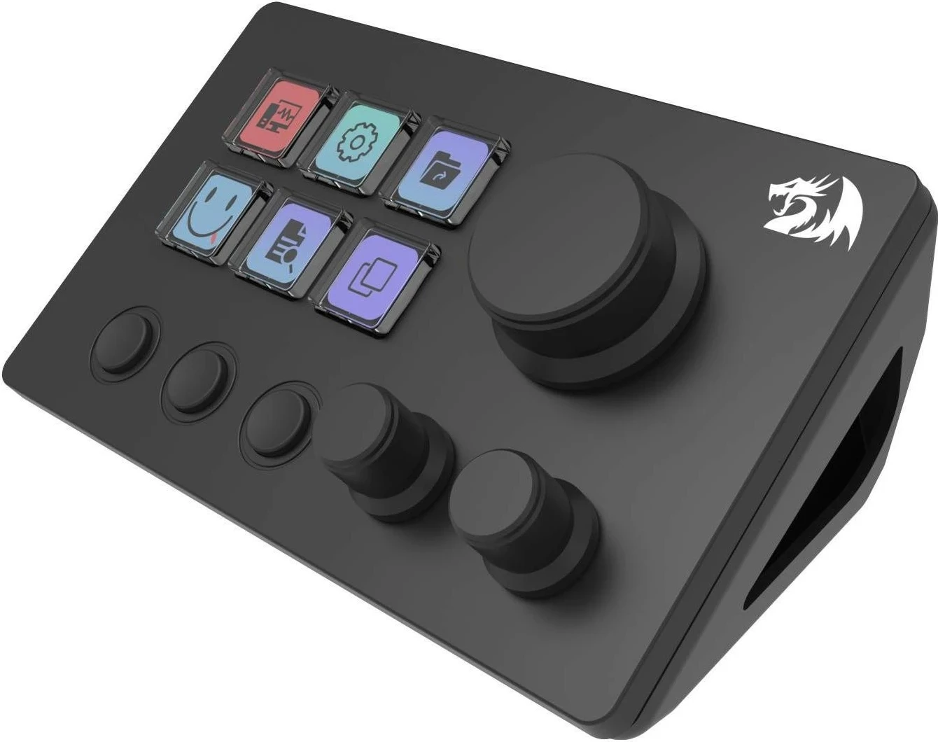 Optični miš z 6 gumbi Redragon Skyrider SS-551, USB-C, črn