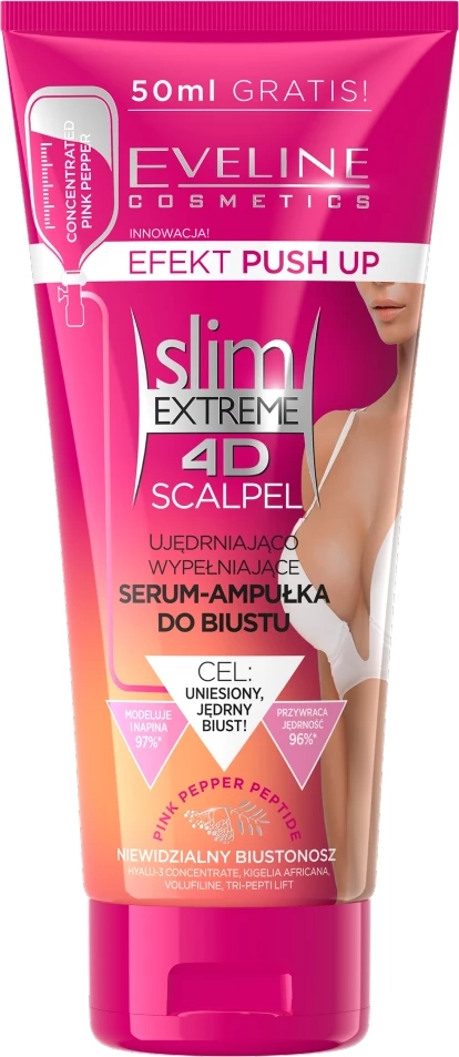 Serum-ampula za prsi Eveline Cosmetics Slim Extreme 4D Scalpel Firming-Filling, 175 ml