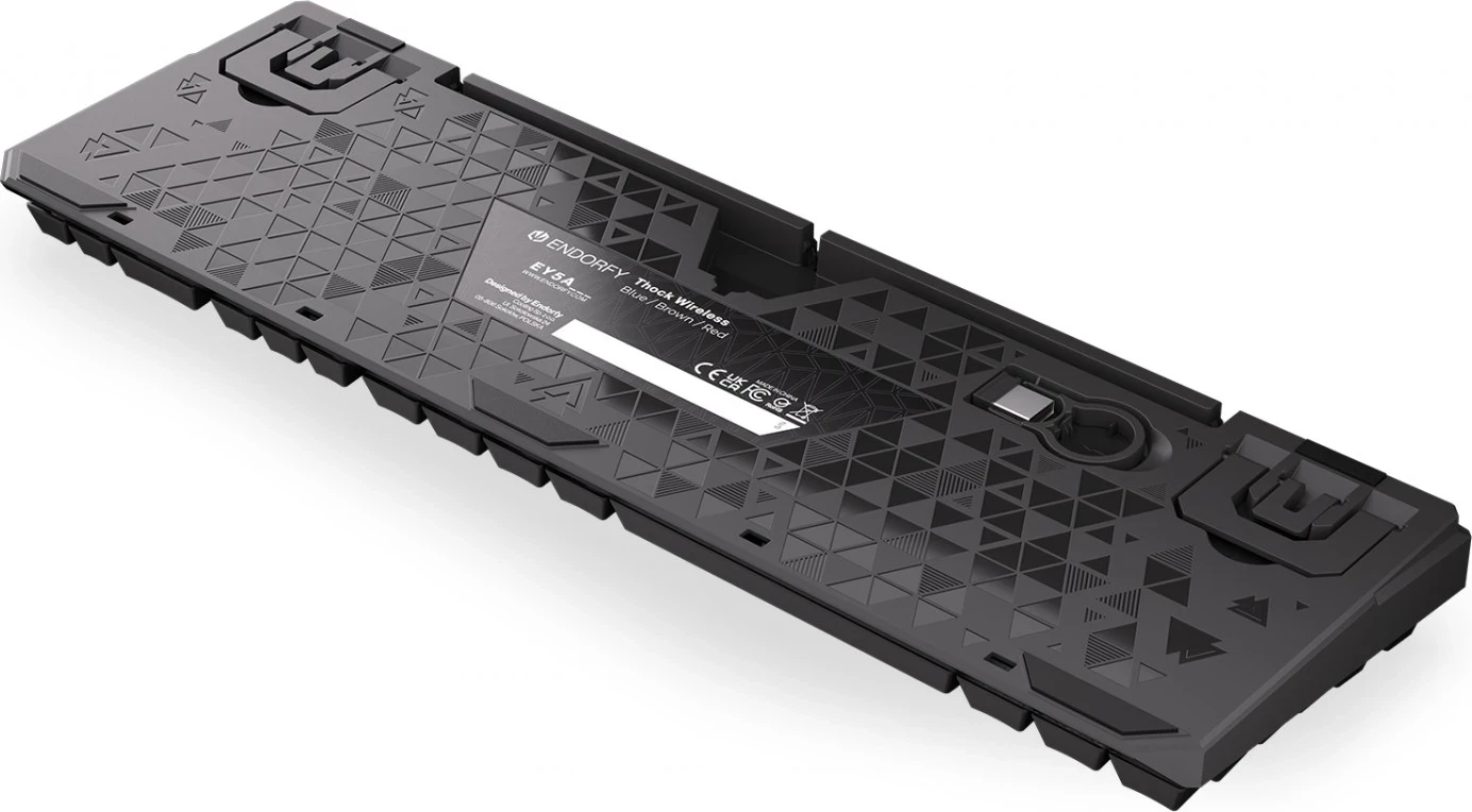 Gaming tipkovnica Endorfy Thock, Wi‑Fi, črna