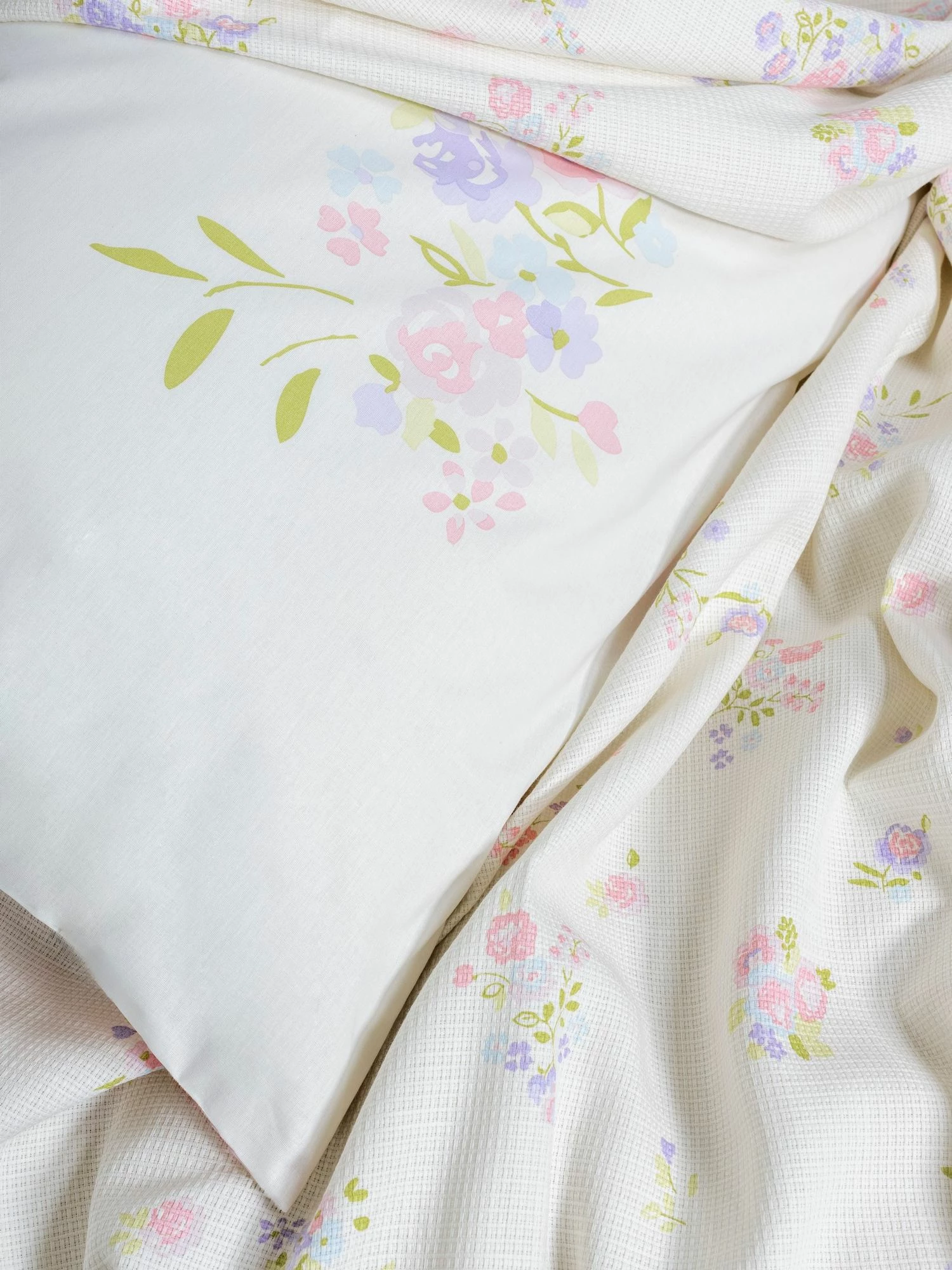 Piqué komplet za eno osebo L'essentiel, Petal - roza