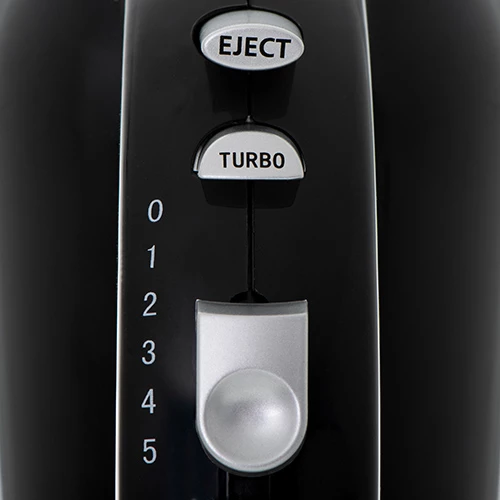 Ročni mešalnik, 300 W, 5 hitrosti, Turbo, z metlicami in kavlji iz nerjavečega jekla, Adler CR 4218, črn