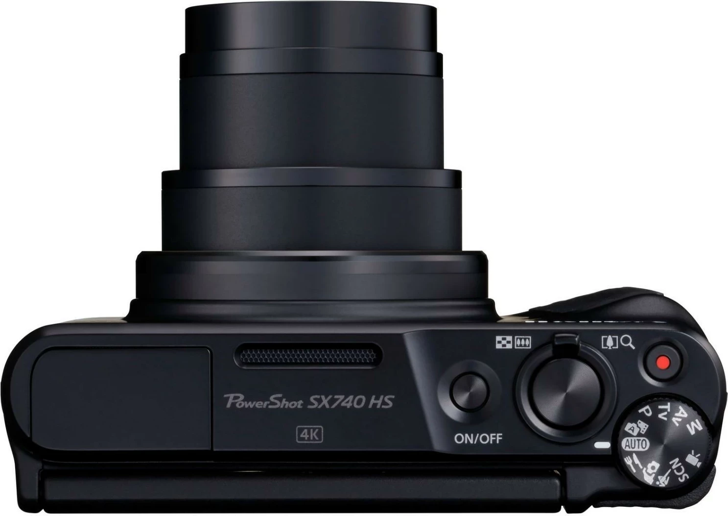 Kompaktni fotoaparat Canon PowerShot SX740 HS, 20,3 MP, 40x optični zoom, 4K, Wi‑Fi, črn