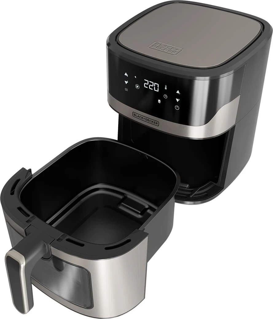 Globoko cvrtnik, Black+Decker BXAF6500E, srebrne barve