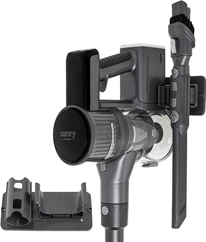 Brezžični sesalnik za velike hiše, Adler CR 7063, brezkrtačni motor 400 W, 31.000 Pa, posoda 0,6 L, do 100 min, LED zaslon, z 2 baterijama