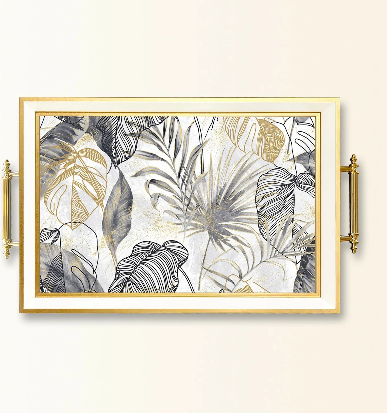 Dekorativni stekleni pladenj, Aberto TPB9812, večbarven