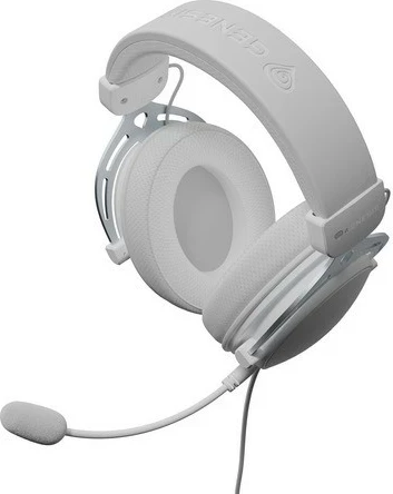 Slušalke za igralce, Genesis Toron 531, z odstranljivim mikrofonom, bele