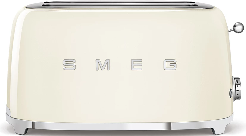 Retro toster, Smeg TSF02CREU, 2x4, bež