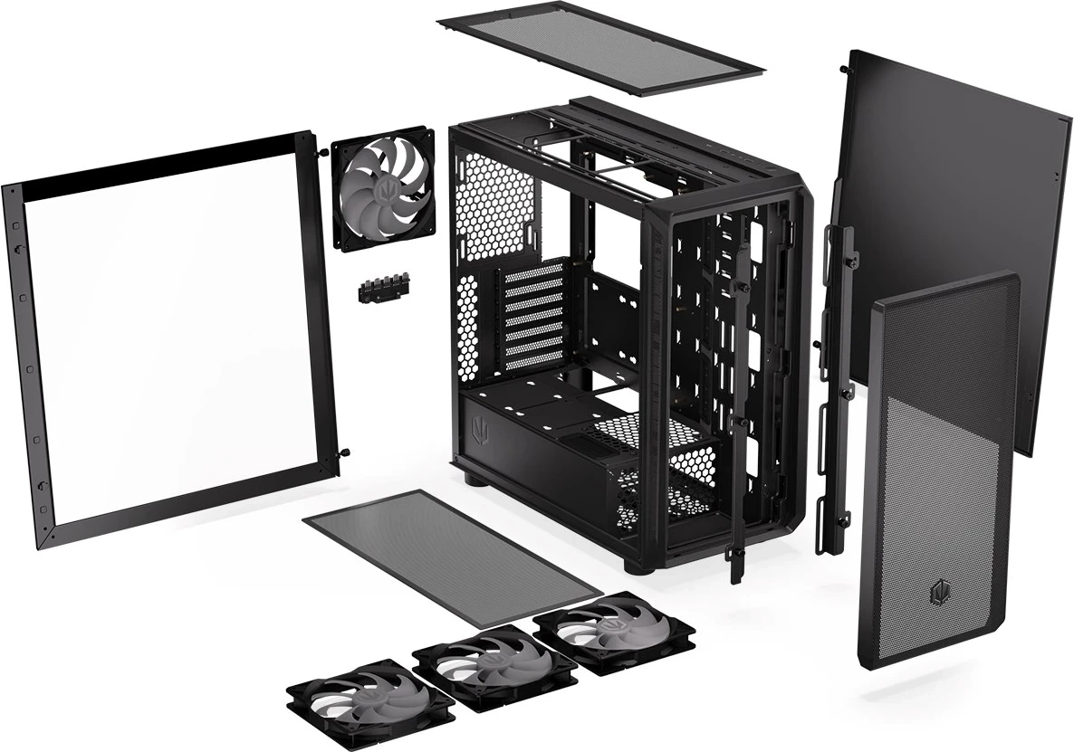 Ohišje ENDORFY Arx 700 ARGB, črna