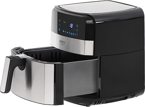 Cvrtnik na vroč zrak Camry CR 6311, 5 L, 9 programov, 1700 W, črno/srebrn