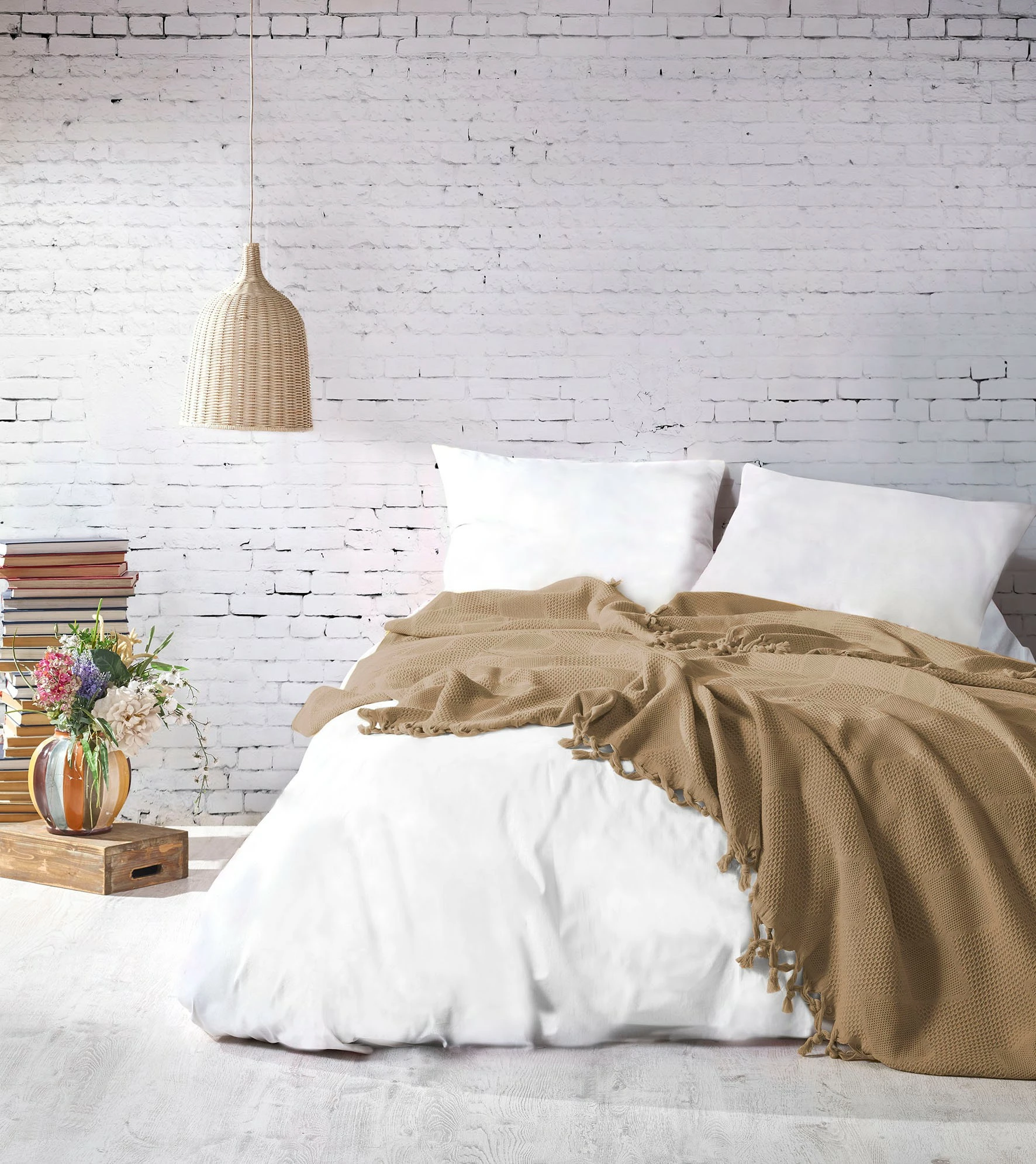 Dvoslojna piqué rjuha, mustardne barve, Mona