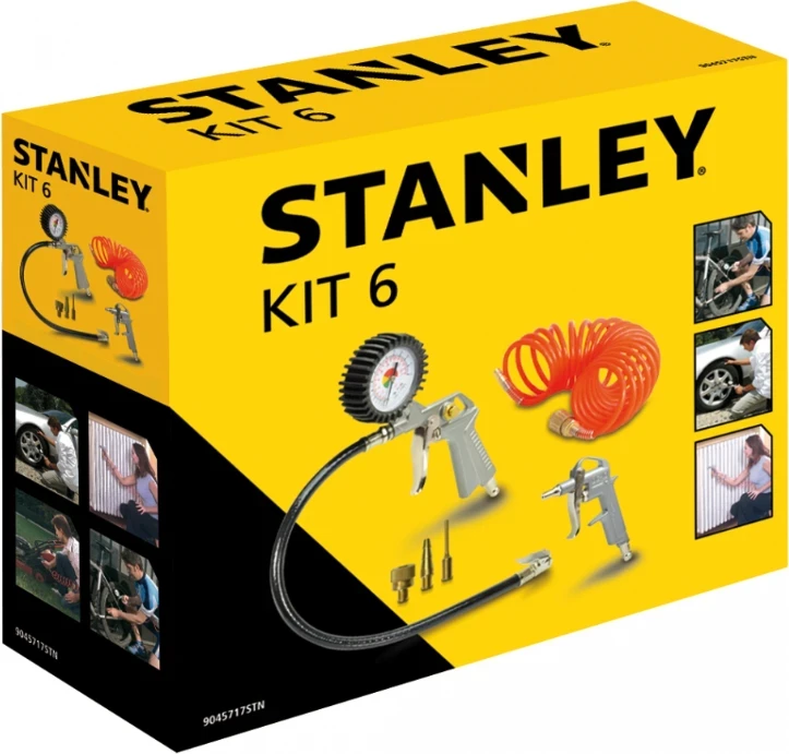 Pnevmatski set orodij STANLEY, 6 kosov