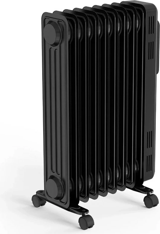 Oljni radiator BLACK+DECKER BXRA2001E, 2000 W, črn