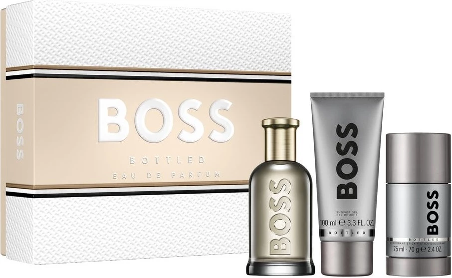 Komplet parfuma, deodoranta in gela za prhanje za moške Hugo Boss Bottled 100ml+100ml+75ml