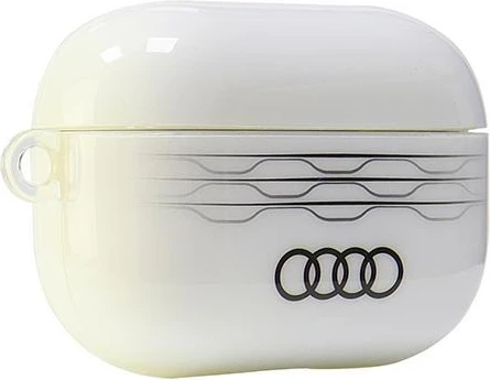 Ovitek IML Geometric Pattern za AirPods Pro 2, Audi, bel