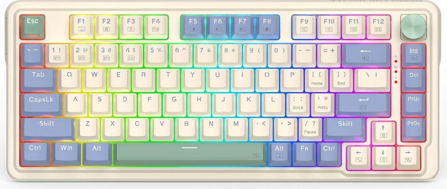 Mehanska tipkovnica, Redragon K673CPG-RGB-PRO ULTRA PRO, RGB, bela