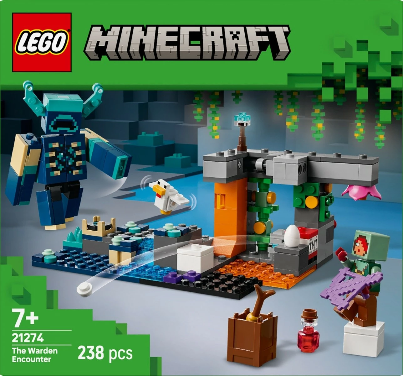 Set Minecraft za gradnjo 'Encounter with the Guard', LEGO 21274, 238 kosov