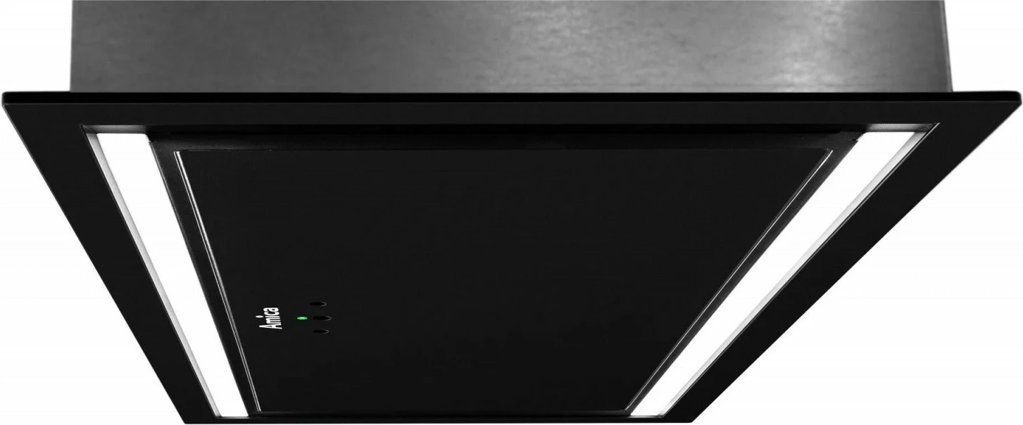 Vgradna napa, 60 cm, upravljanje z gibi in daljinskim upravljalnikom, LED, črna Amica OMC6751B