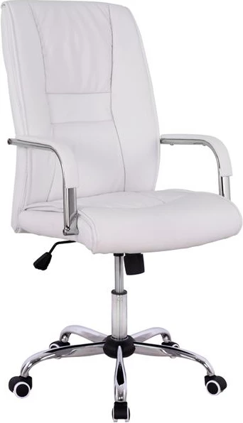 Direktorski pisarniški stol FH1106.02 Bela barva 58,5x70x120 cm