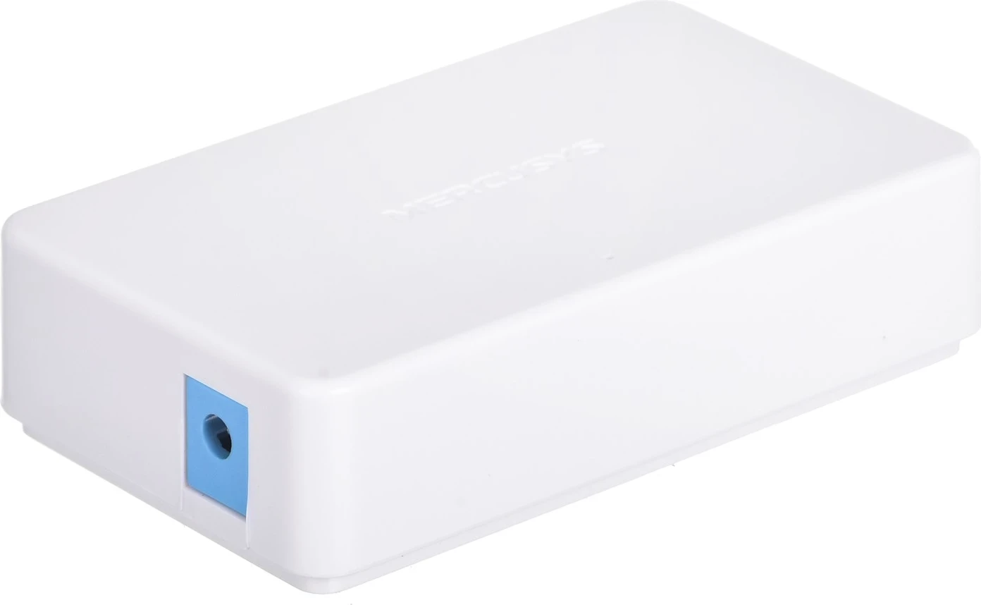 Preklopnik Mercusys, 5 vrat, 10/100 Mb/s, bel Preklopnik Mercusys, 5 vrat, 10/100 Mb/s, bel
