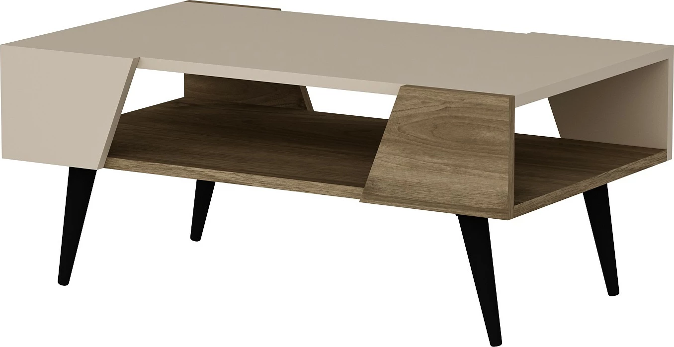 Kavna mizica Clark, Hanah Home, rjava in bež