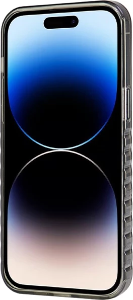 Zaščitni ovitek z velikim logotipom Audi MagSafe za iPhone 14 Pro, črn