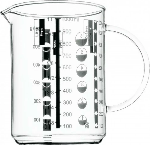 Merilni kozarec WMF Gourmet Messbecher, 1 l, steklo