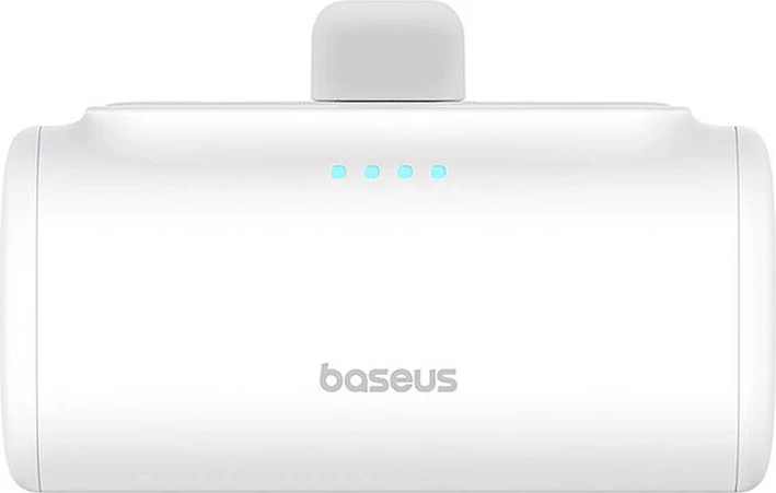 Prenosna polnilna baterija 5000 mAh, 20W, bela — Baseus Compact IP