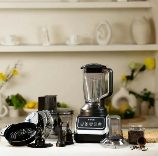 Kuhinjski robot 2600 ml, 2000 W, črn/srebrn MPM MRK-27