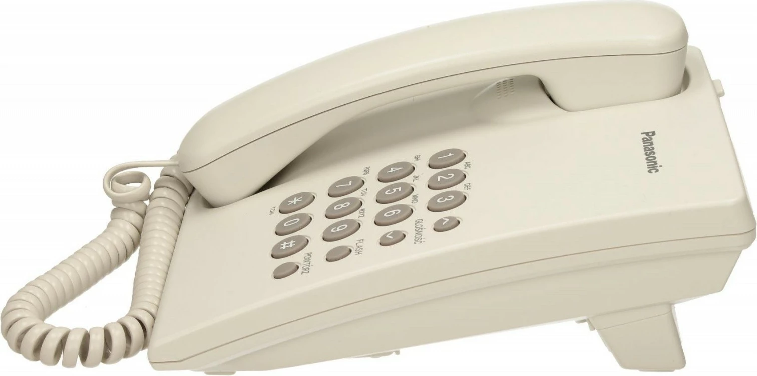 Fiksni telefon Panasonic KX-TS500 s kablom, bel