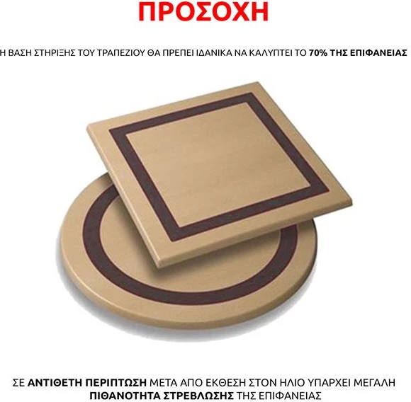 Namizna površina Werzalit 60x60 Cement 5648 FH5229.12