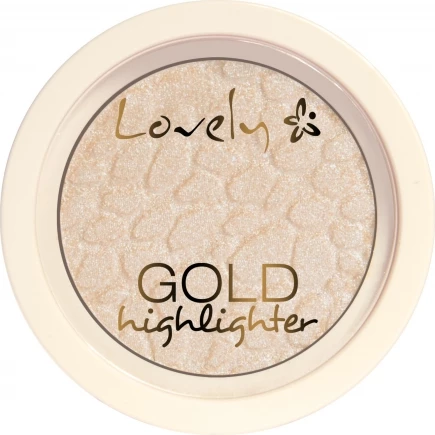 Highlighter za obraz v obliki kamna Lovely Gold, 1 kos