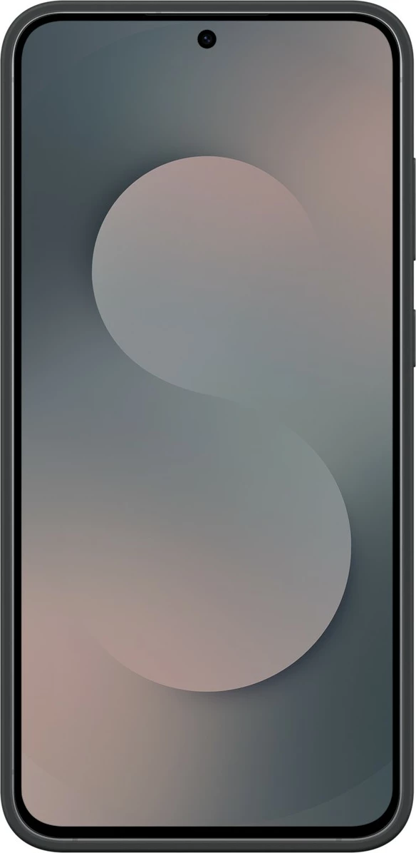 Ovitek iz silikona Samsung Galaxy S25 FE, črn