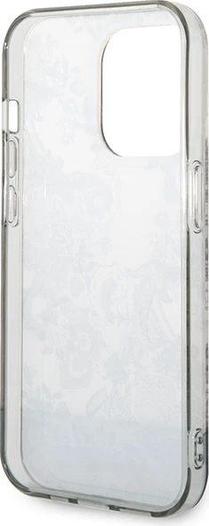 Ovitek Porcelain Collection Guess za iPhone 14 Pro Max 6,7", siv