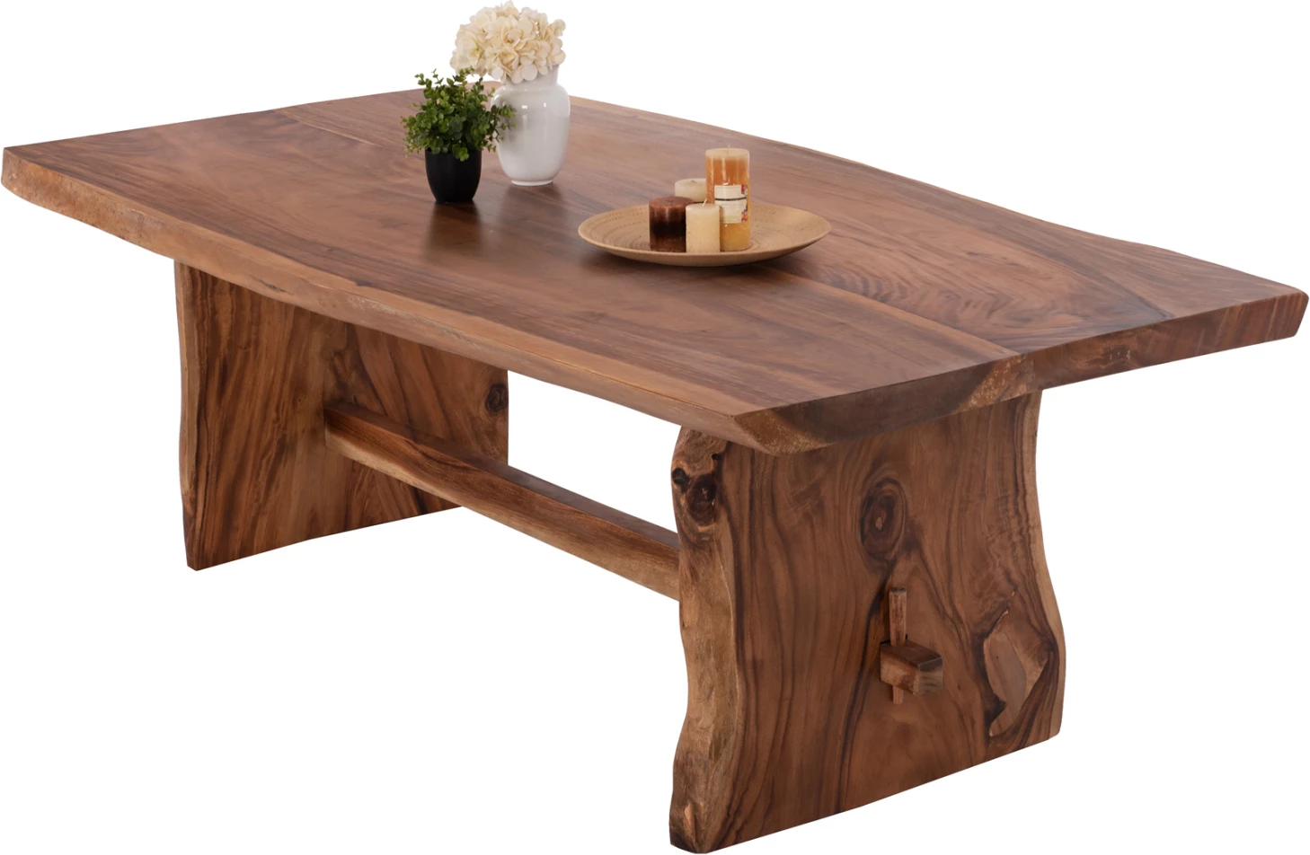 Jedilna miza ULYSES FH9758 iz masivnega suar lesa v naravni barvi 250x90x78H cm