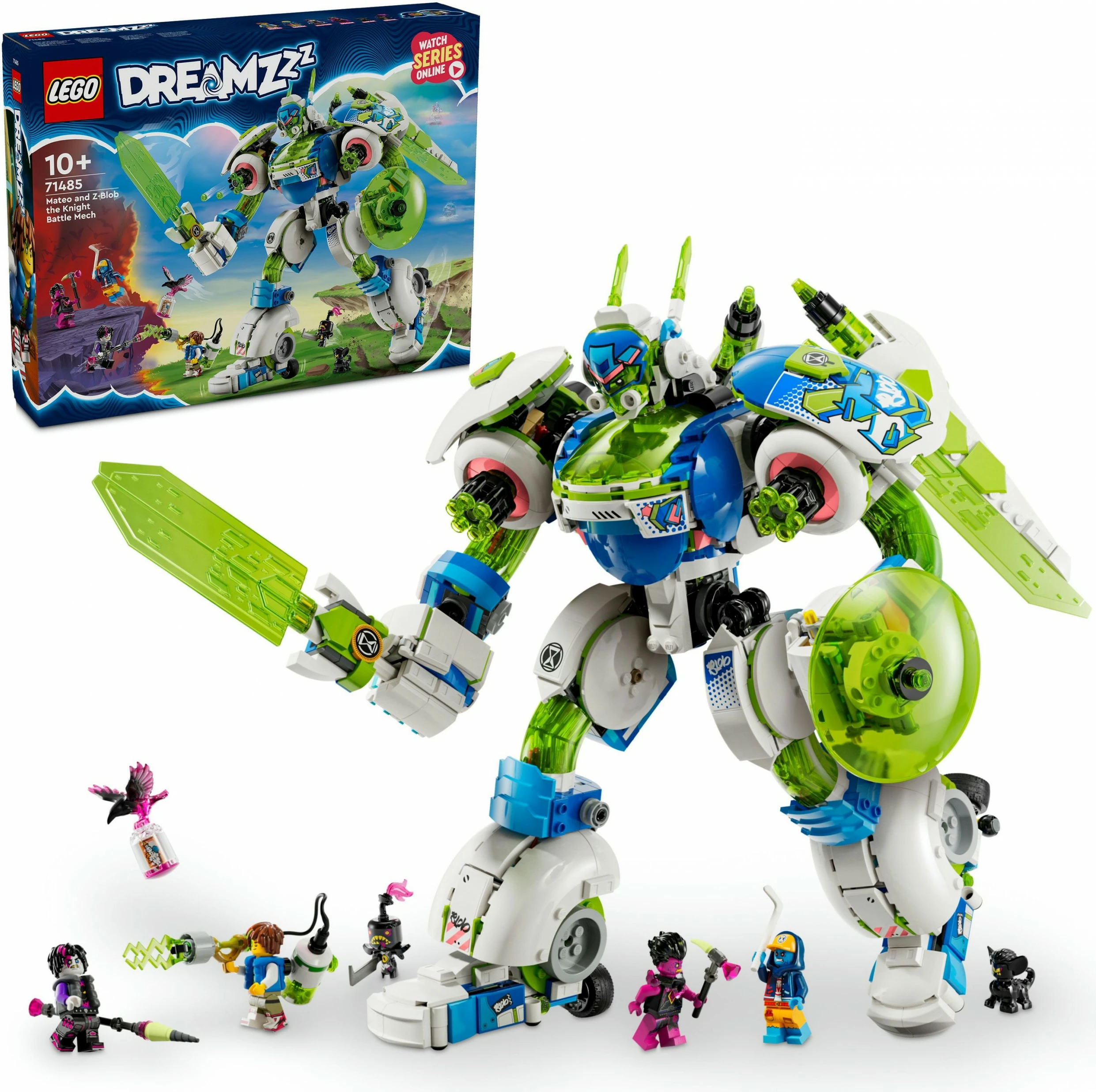 Gradbeni set DreamZzz Mateo in Z-Blob Mech Grelec LEGO 71485, večbarven
