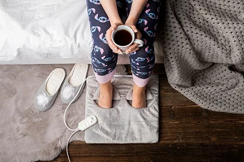 Električni grelec za noge Adler AD 7403, zelen