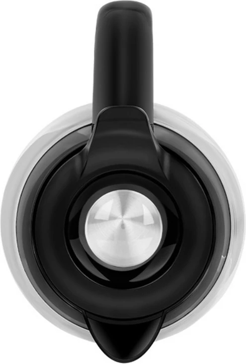 Kuhalo za vodo, električno, 2 L, 2200 W, stekleno, osvetljen merilec nivoja, filter usedlin, vrtljiva podlaga — Lafe Essential XL LAFCZA47573, črno/prozorno