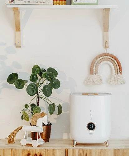 Ultrazvočni vlažilec zraka, Adler AD 7972, LED, 4 L, bel