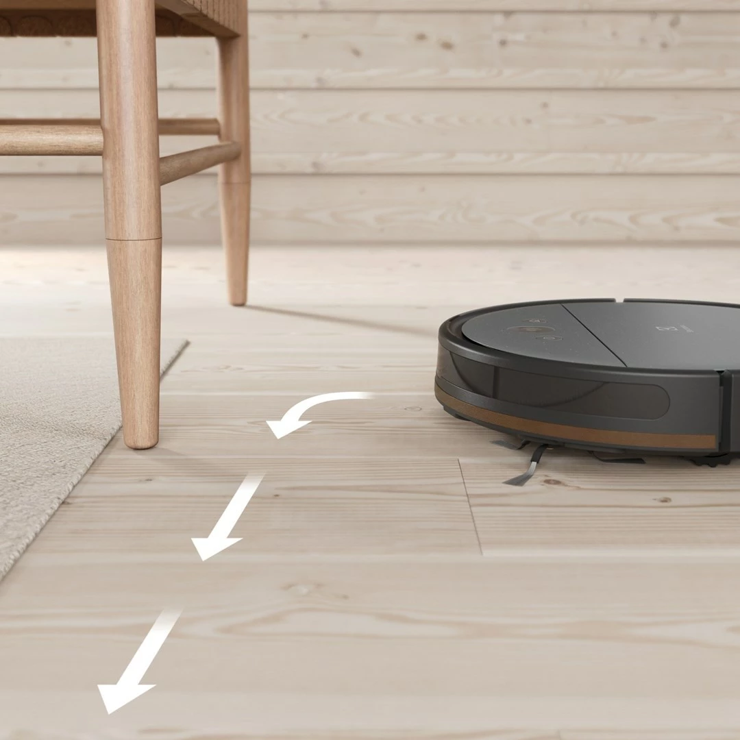 Robotski sesalnik Electrolux ER61UW1DG, 0,22 L, brez vrečke, črn