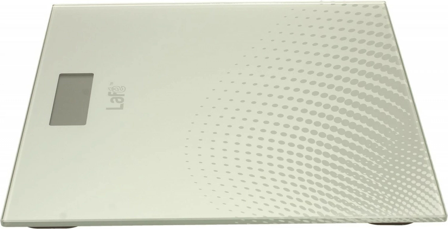 Elektronska kopalniška tehtnica Lafe WLS001.1, dekorativno steklo, bela