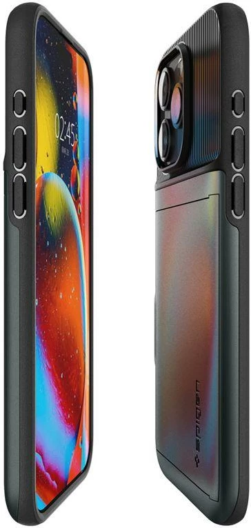 Ovitek za telefon Slim Armor CS Spigen za iPhone 15 Pro Max, temno zelen